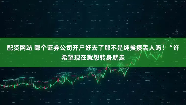 配资网站 哪个证券公司开户好去了那不是纯挨揍丢人吗！“许希望现在就想转身就走