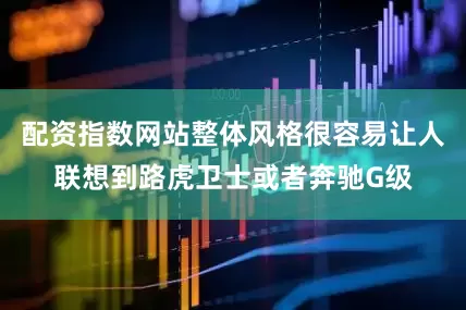 配资指数网站整体风格很容易让人联想到路虎卫士或者奔驰G级